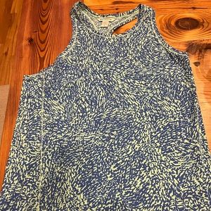 Athleta, blue and green tank top